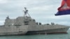នាវា​ចម្បាំង​សហរដ្ឋអាមេរិក USS SAVANNAH មក​ដល់​កម្ពុជា​ដើម្បី​លើក​កម្ពស់​កិច្ចសហការ​ទ្វេភាគី