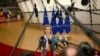 Верховна представниця ЄС із зовнішньої політики Кая Каллас під час брифінгу для преси перед головуванням на засіданні Ради міністрів закордонних справ ЄС у Брюсселі 16 грудня 2024 року. (Фото NICOLAS TUCAT / AFP)