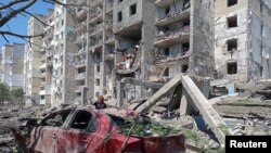 Razrušena zgradu u napadu blizu Odese (Foto: REUTERS/Iryna Nazarchuk)
