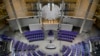 FILE - This general view shows the plenary hall of the German Bundestag (lower house of parliament) in Berlin, Nov. 12, 2024. Germany is heading for early parliamentary elections in February.