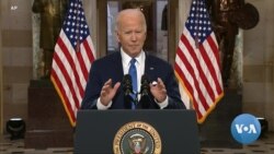 Shugaba Biden Ya Yi Jawabi Shekara Daya Bayan Harin Da Ka Kai Ginin Majalisar Dokoki