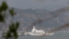 Sebuah kapal Garda Pantai China dekat Kepulauan Matsu yang dikuasai Taiwan yang dekat dengan pantai China,, 8 April 2023. (Foto: REUTERS/Thomas Peter)