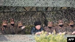 김정은 북한 국무위원장이 전선장거리포병구분대의 화력타격훈련을 지도했다고 조선중앙통신이 지난 10일 보도했다.