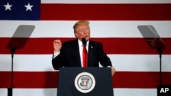 President Donald Trump delivers remarks on tax reform at the Loren Cook Company in Springfield, Mo., Aug. 30, 2017. 