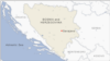 Mapa Bosne i Hercegovine.