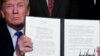 Trump Signs Memorandum on Tariffs on Goods From China