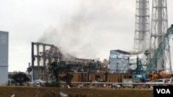 Reaktor nomor tiga, salah satu dari keempat raektor yang rusak berat di PLTN Fukushima yang tidak dapat berfungsi lagi.