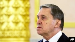 იური უშაკოვი, საგარეო პოლიტიკის საკითხებში რუსეთის პრზიდენტის მრჩეველი.