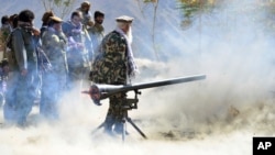 Militant lojalan Ahmadu Masudu, sinu Ahmada Šaha MAsuda, učestvuje u obuci u pokrajini Panšir, severoistočni Avganistan, 30. avgusta 2021.