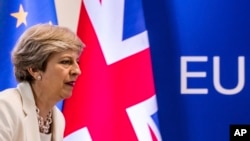 Britanska premijerka Tereza Mej na samitu u Briselu, arhivska fotografija 