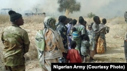 Wasu matan da sojojin Najeriya suka ceto daga kungiyar Boko Haram