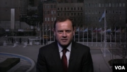 U.S. Special Envoy for Sudan Tom Perriello speaks to VOA, in this screenshot from the interview. 