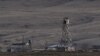 FILE - Armenian border guard towers are seen near the Turkish-Armenian border in the ancient city of Ani in Kars, Jan. 7, 2022. 