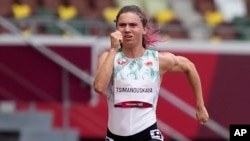 Beloruska atletičarka Kristina Cimanuskaja