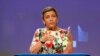 ဥရောပ ကော်မရှင်နာမင်းကြီး Margrethe Vestager.