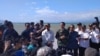 Presiden Jokowi tiba di Palu dan memimpin rapat terbatas dengan otorita berwenang, Minggu sore (30/9).