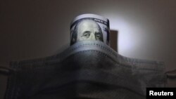 A U.S. dollar banknote