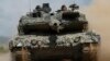 Основний бойовий танк Leopard 2A6 армії Німеччини під час навчань «Griffin Storm 2023» на полігоні в Пабраде (Литва), 26 червня 2023 року. Фото AP