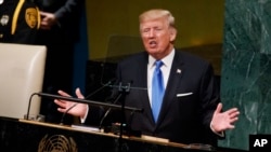 Shugaba Trump a baban taron Majalisar Dinkin Duniya 