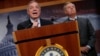 U.S. Senator Richard Durbin (D-IL) and Senator Lindsey Graham (R-SC) speak about proposed legislation to deal with Deferred Action for Childhood Arrivals (DACA) at the U.S. Capitol in Washington, U.S. Sept. 5, 2017. 