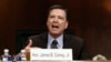 FILE - FBI Director James Comey testifies on Capitol Hill in Washington, May 3, 2017, before the Senate Judiciary Committee hearing: "Oversight of the Federal Bureau of Investigation." 