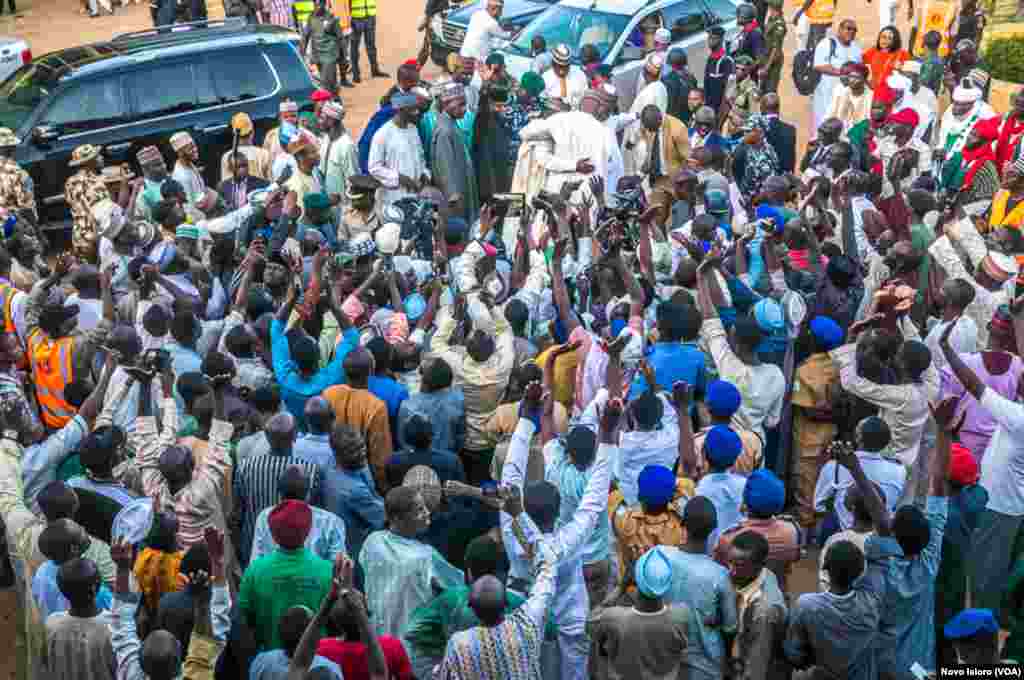 Mataimakin Shugaban Kasa Yemi Osinbanjo A Katsina Yayin da Yaje Jaje Kan Iftila'in Ambaliyar Ruwa