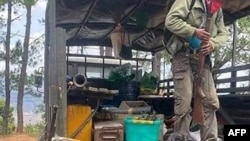 ချင်းကာကွယ်ရေးတပ်ဖွဲ့ CDF (ယခင်မှတ်တမ်းဓါတ်ပုံ Photo by Handout / CHIN WORLD / AFP)