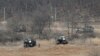한국 파주 접경에 육군 K-9 자주포가 배치돼있다. (자료사진)