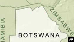 Map of Botswana